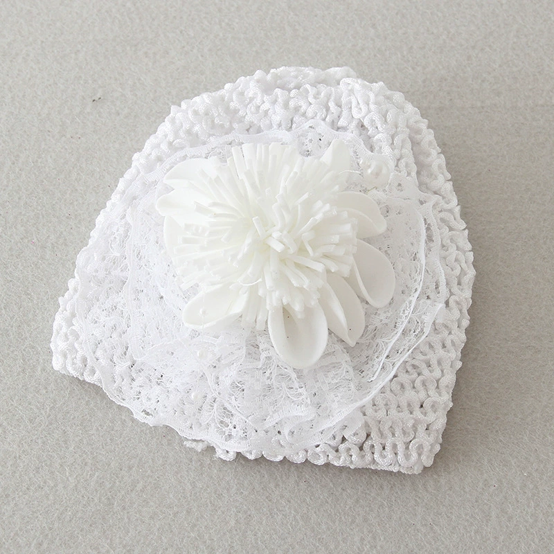 Solid Rosette Hat - White - image 9