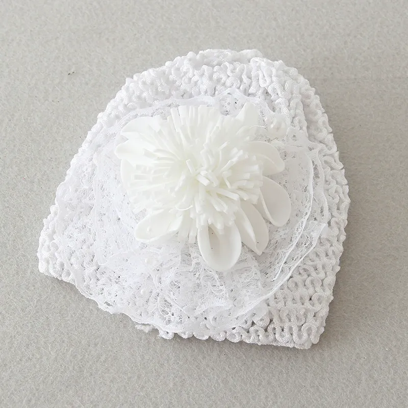 Solid Rosette Hat - White - image 9