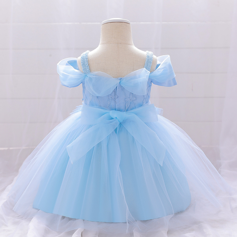 Easter Mesh Rosette Sleeveless Midi Dresses - image 8