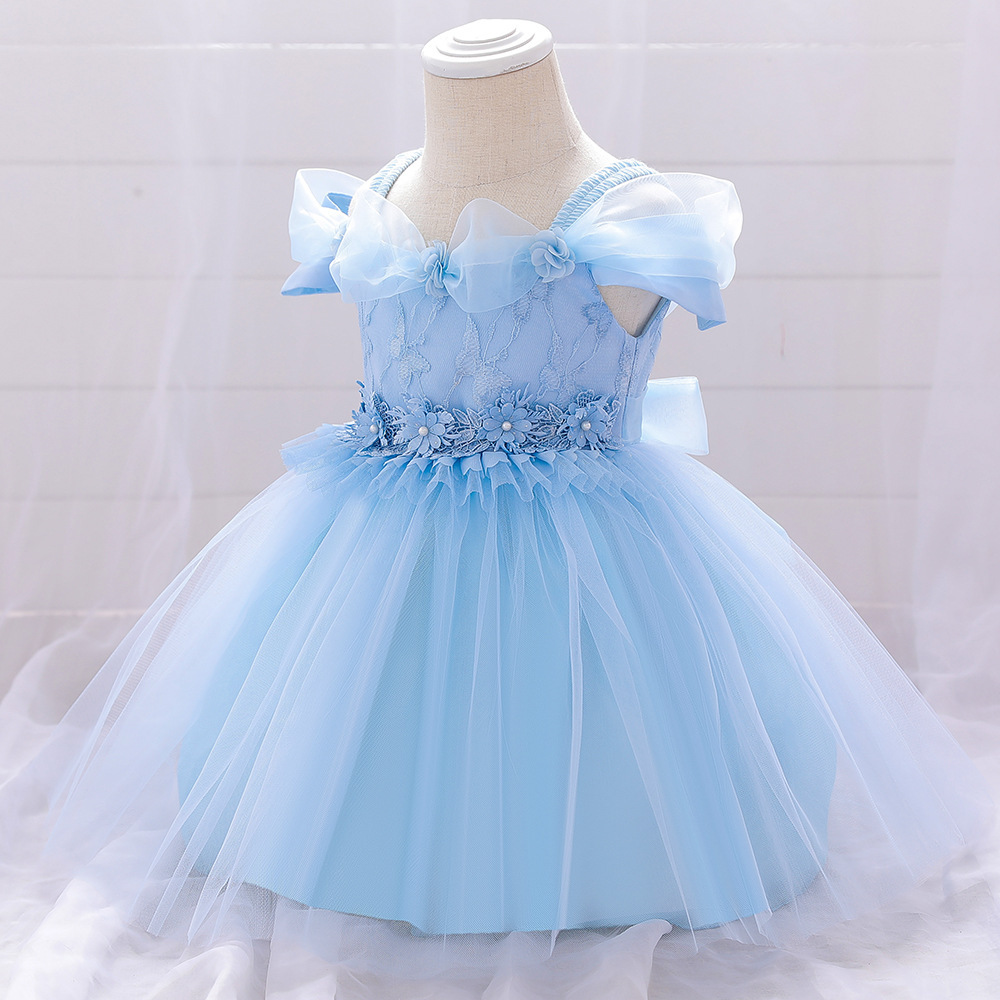 Easter Mesh Rosette Sleeveless Midi Dresses - image 9
