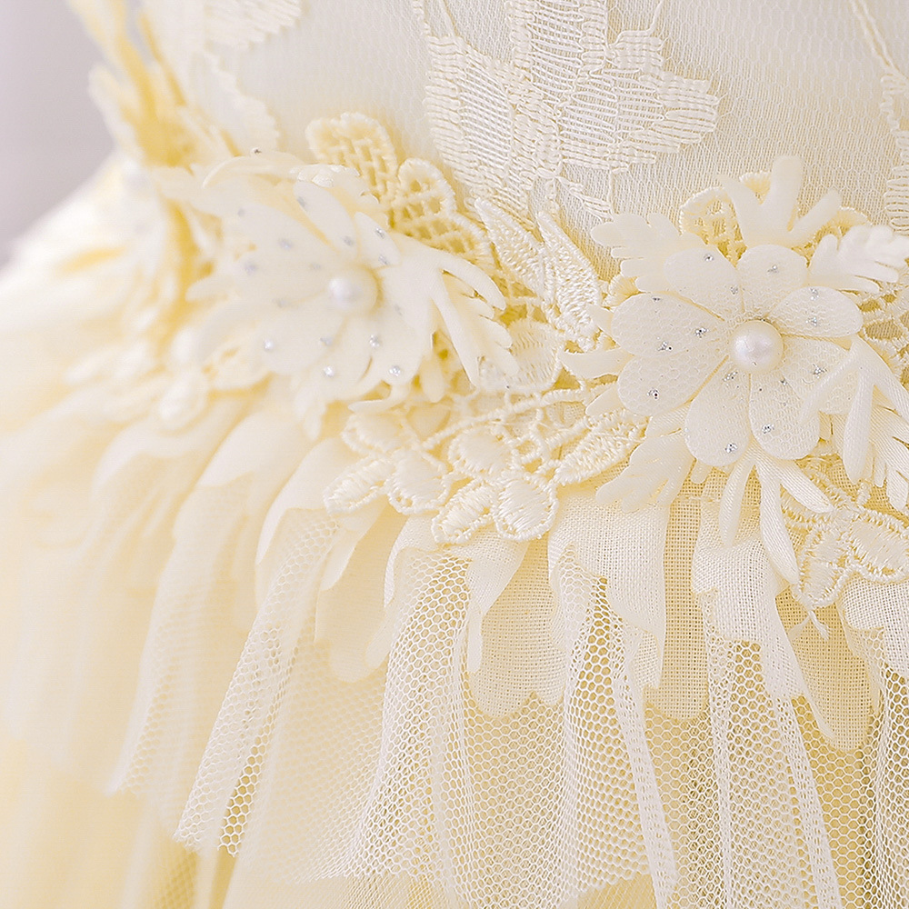 Easter Mesh Rosette Sleeveless Midi Dresses - image 14