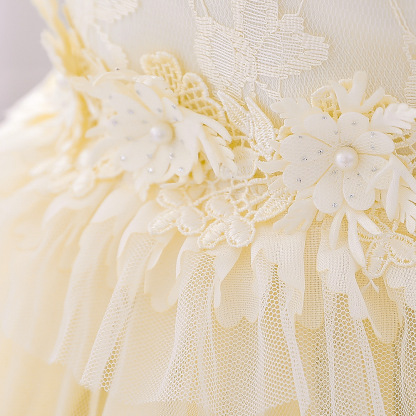 Easter Mesh Rosette Sleeveless Midi Dresses - image 14