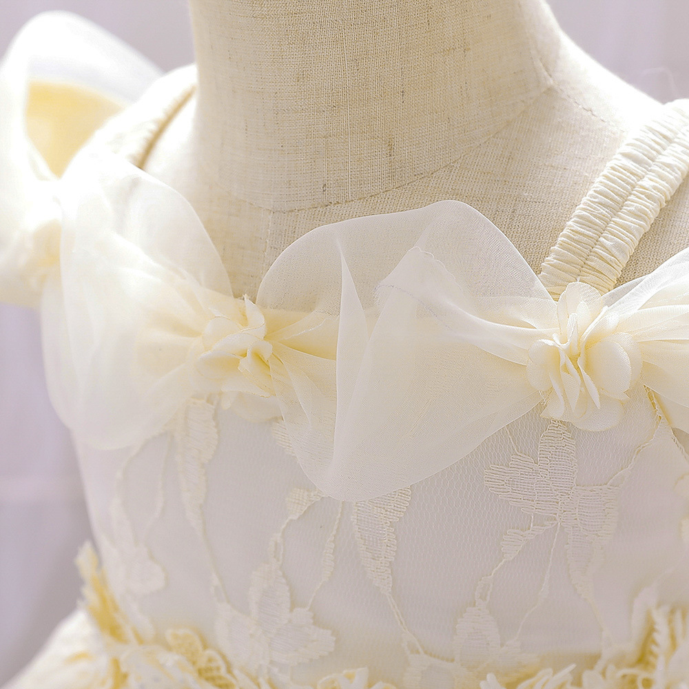 Easter Mesh Rosette Sleeveless Midi Dresses - image 13