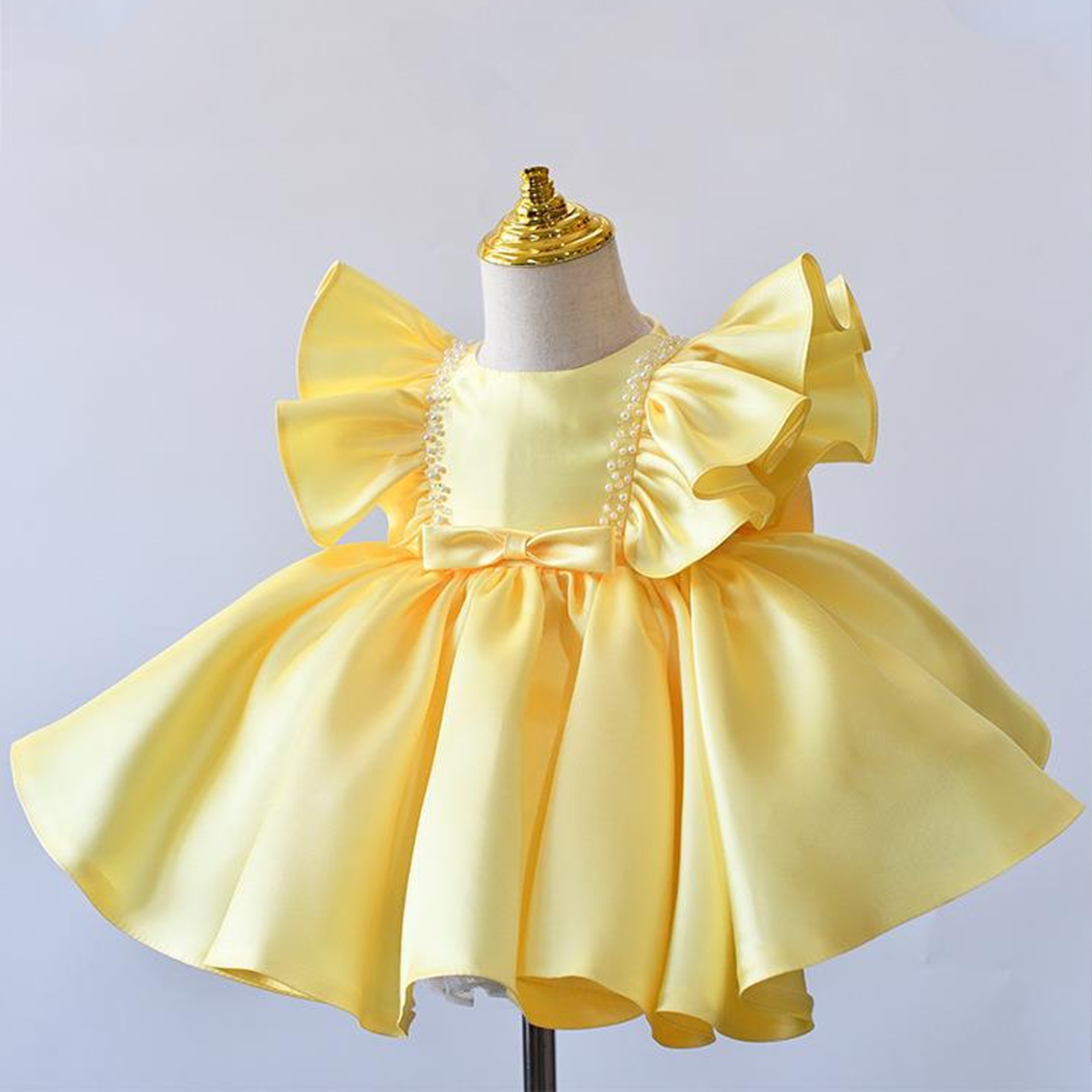 Satin Pearl Sleeveless Midi Dresses - image 5