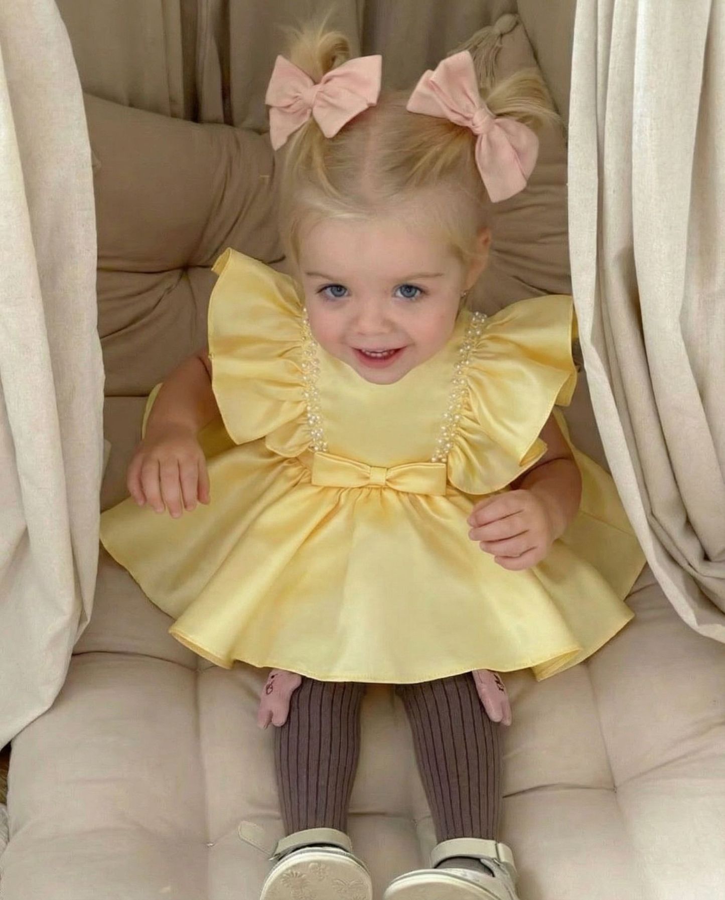 Satin Pearl Sleeveless Midi Dresses - image 4