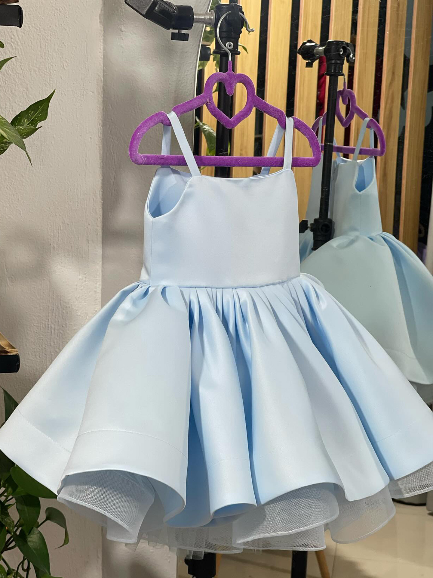 Satin Rosette Sleeveless Midi Dresses - image 7