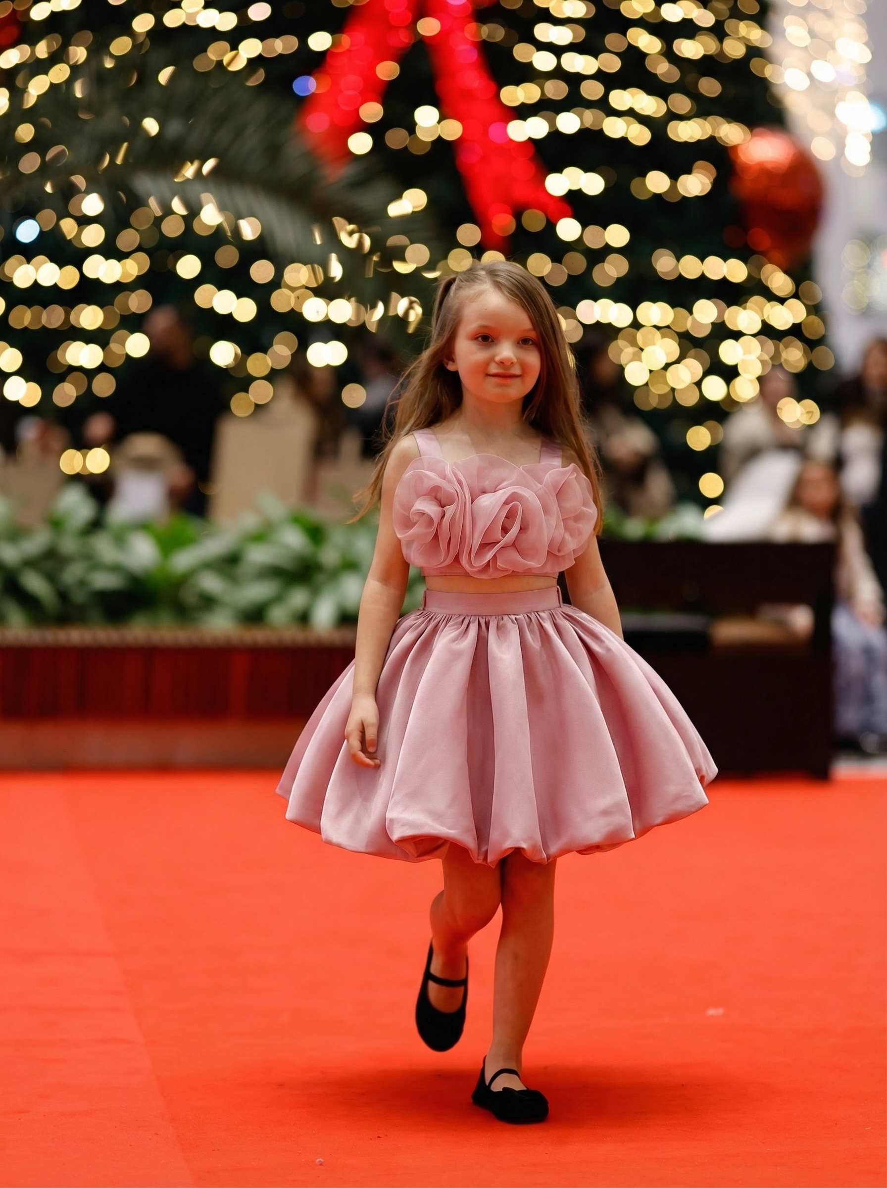 Satin Split Joint Sleeveless Midi Two-piece Set - image 4