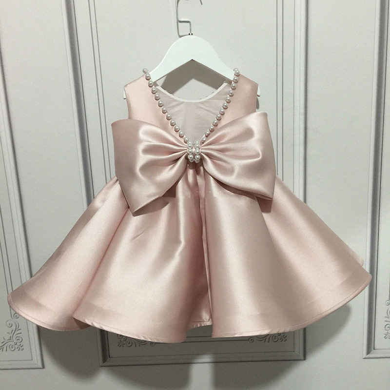Satin Bow Lace Edge Sleeveless Midi Dresses  - image 2