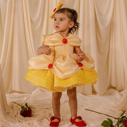 Chemical Fiber Blend Rosette Sleeveless Midi Dresses - image 4