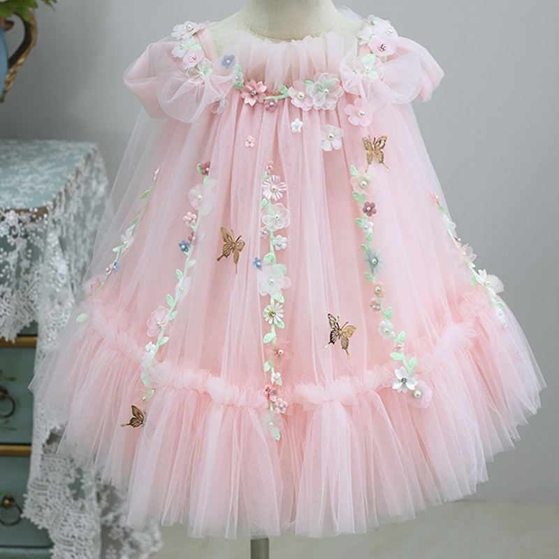 Satin & Organza Imitation Pearls Gathered Sleeveless Short Dresses - image 3