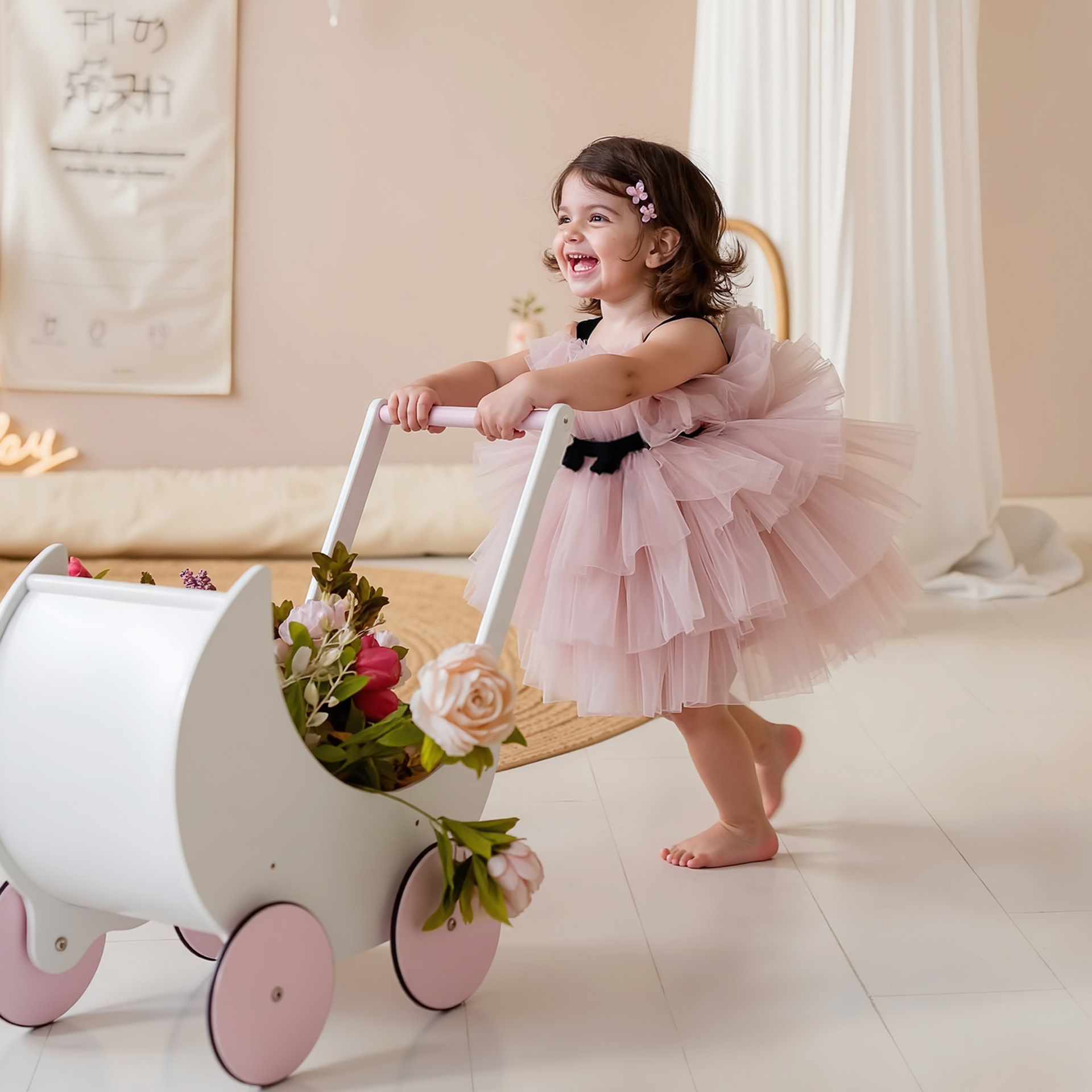 Mesh Tiered Sleeveless Midi Dresses - image 3