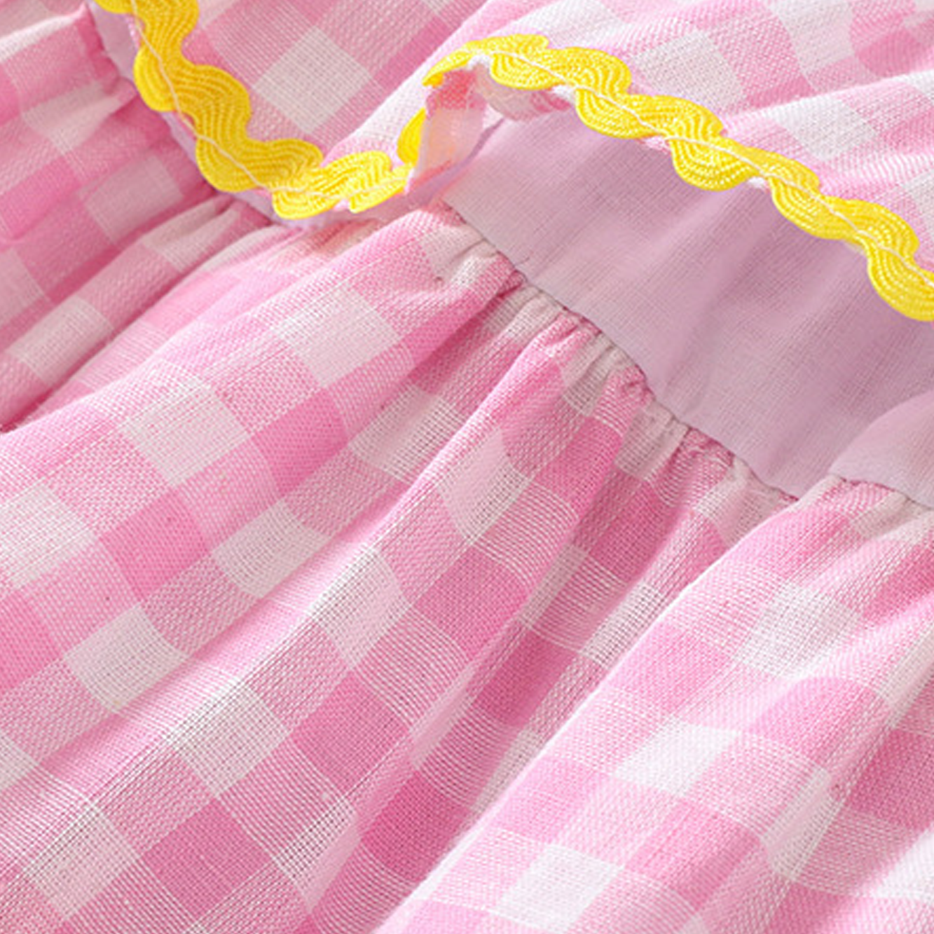 100% Cotton Scramble Embroidery Short Sleeve Midi Dresses - image 7