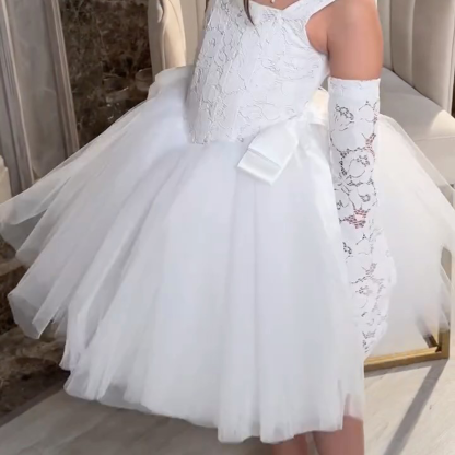 Lace Split Joint Sleeveless Midi Dresses - image 3