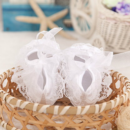 Solid Rosette Round Toe Flats - image 8