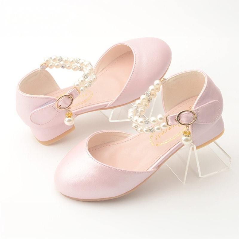 Solid Pearl Almond Toe Mary Janes - image 2