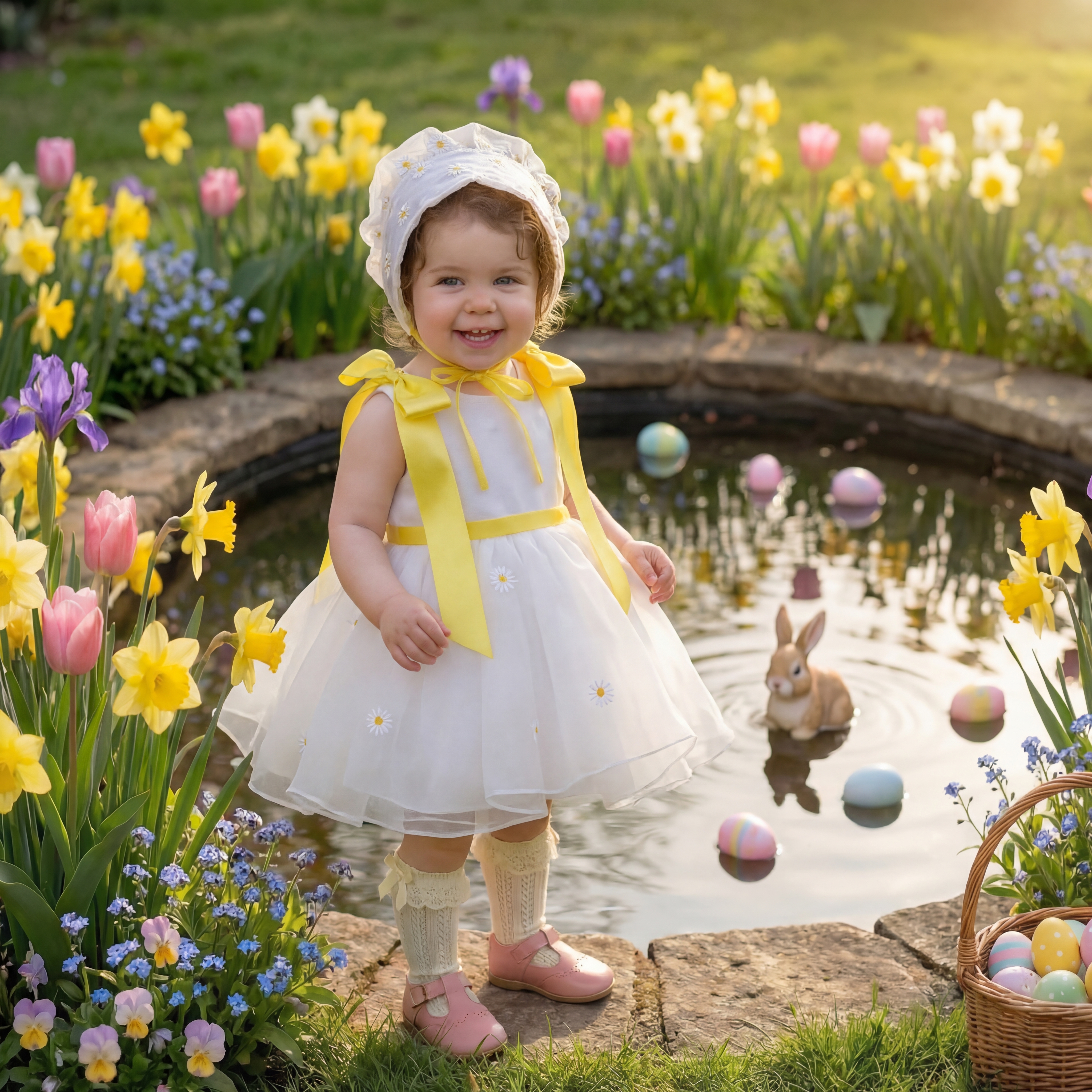 Organza Floral-embroidered Sleeveless Short Dresses - image 4