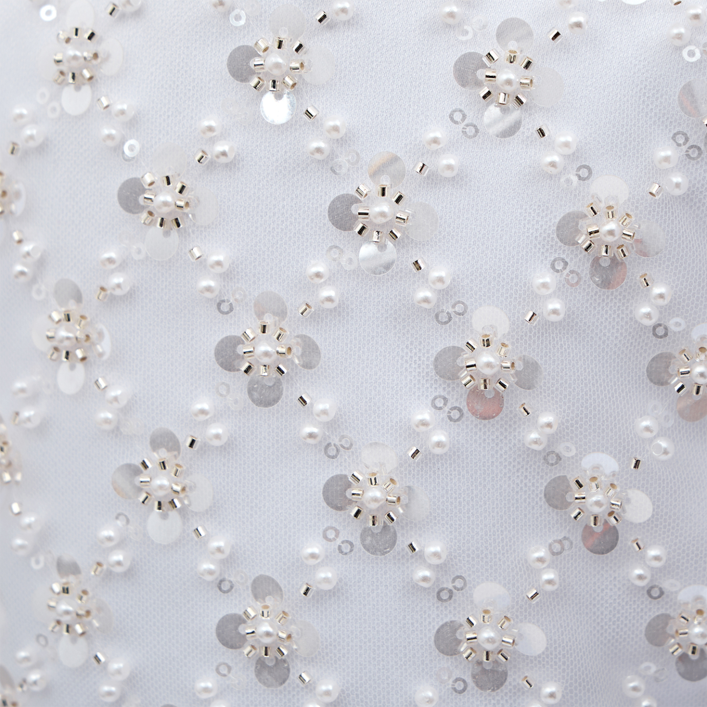 Satin Beaded Short Sleeve Mid-long Dresses - image 8