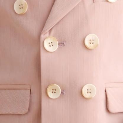 Chemical Fiber Blend Button Long Sleeve Long 5-piece Formal Suit - image 7