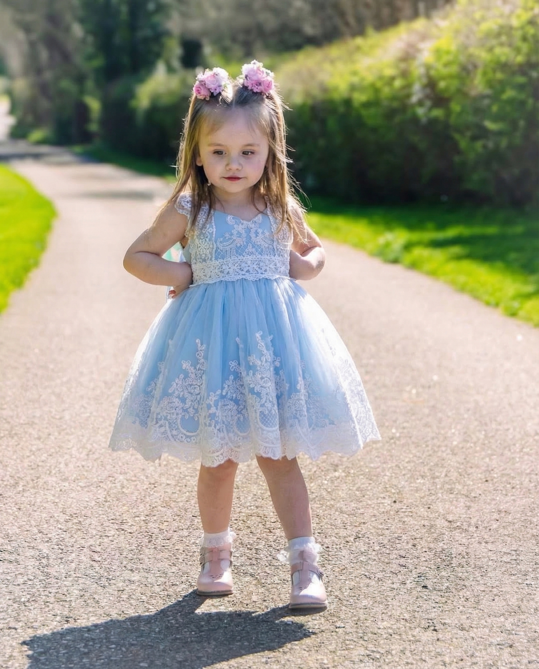 Lace Lace Edge Sleeveless Midi Dresses - image 4