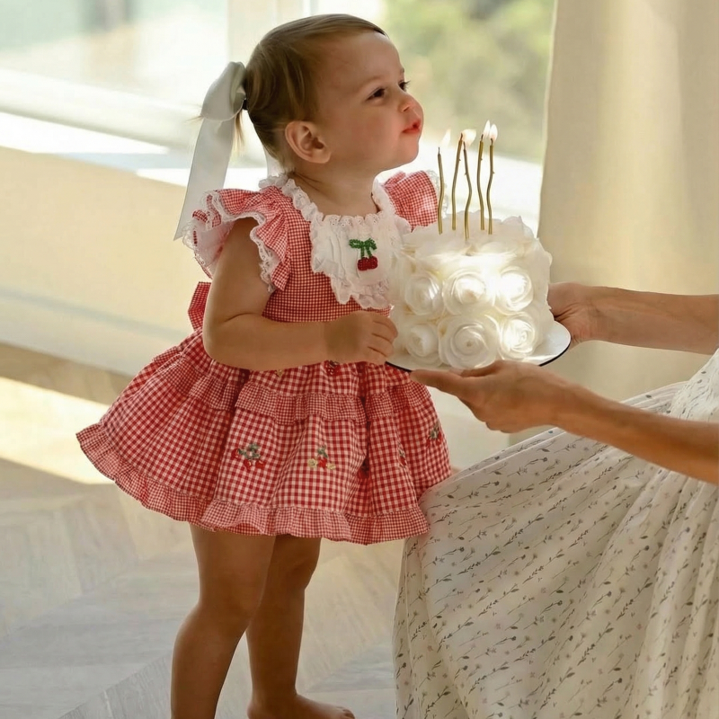 Chemical Fiber Blend Split Joint Cap Sleeve Short Two-piece Set - image 2