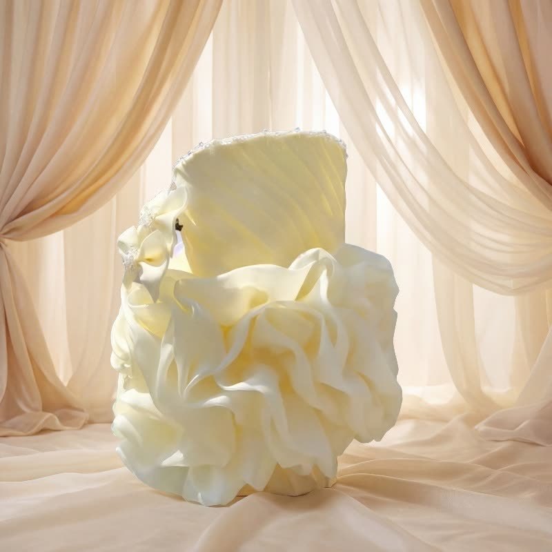 Organza Rosette Sleeveless Short Dresses - image 2