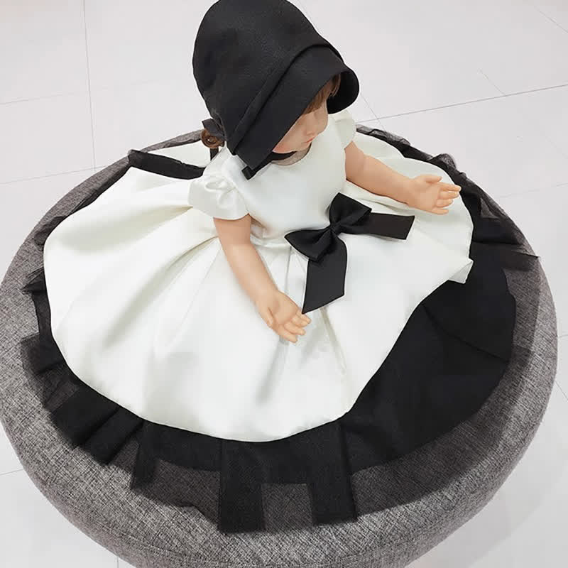 Satin Bow Cap Sleeve Midi Dresses - image 2