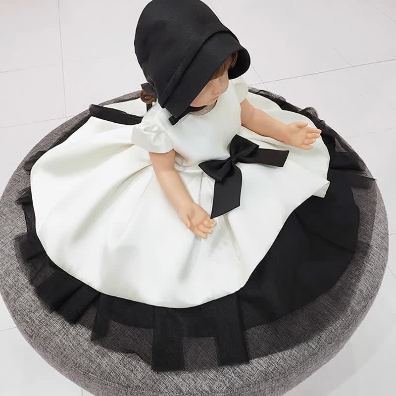 Satin Bow Cap Sleeve Midi Dresses - image 2