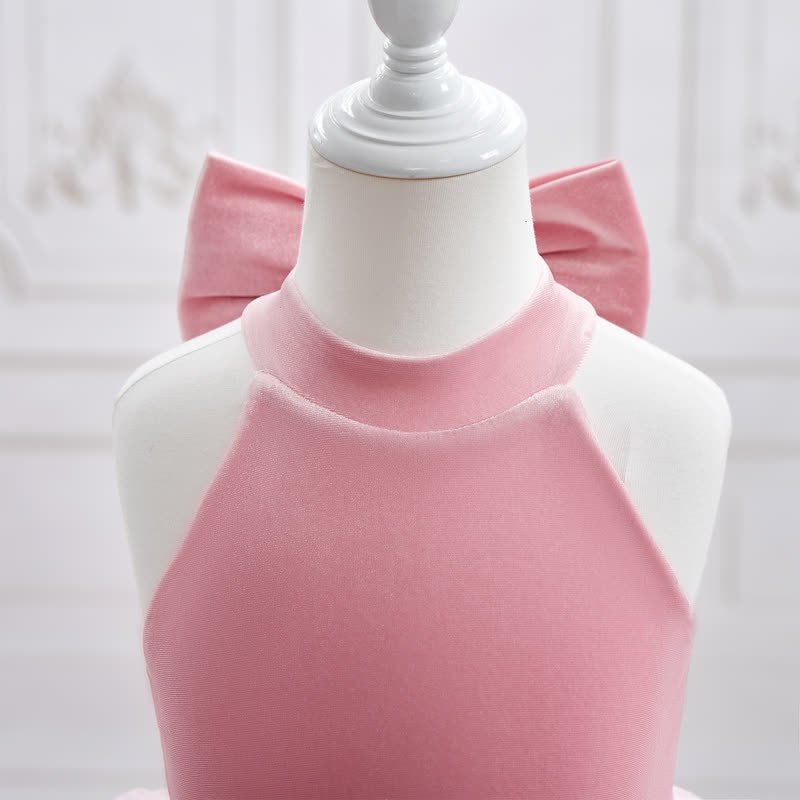 Velvet Split Joint Three Quarter Sleeve Midi Dresses Without Glove - image 6