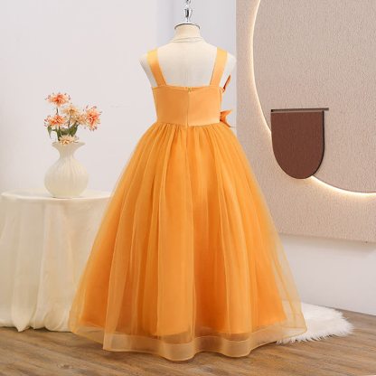 Mesh Cold Shoulder Sleeveless Maxi Dresses - image 2