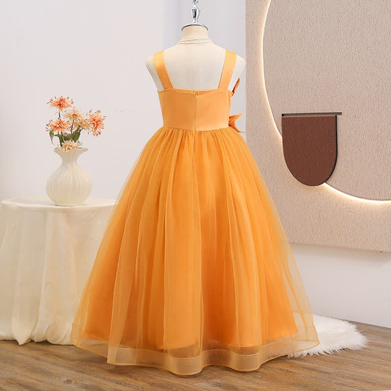 Mesh Cold Shoulder Sleeveless Maxi Dresses - image 2