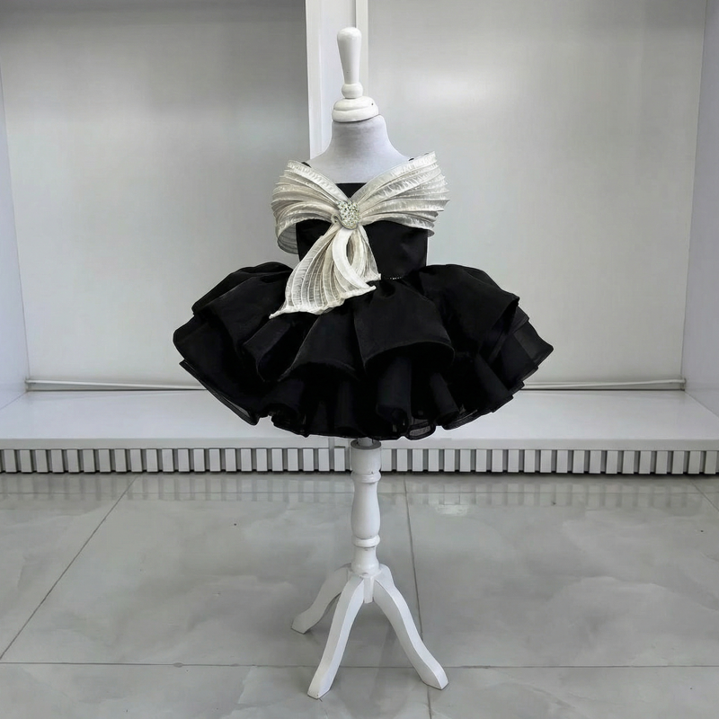 Organza Rhinestone Sleeveless Short Dresses - image 2