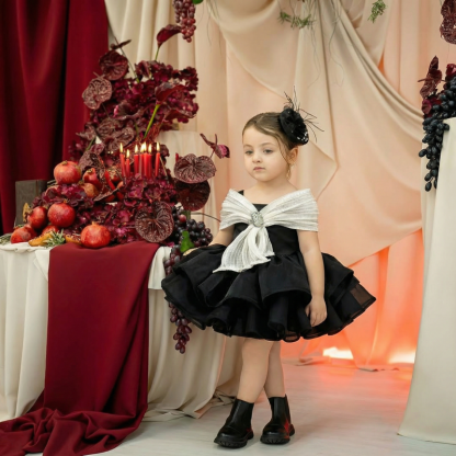 Organza Rhinestone Sleeveless Short Dresses - image 3