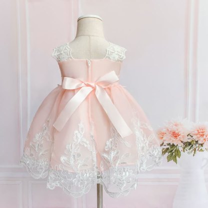 Mesh Lace Edge Sleeveless Short Dresses - image 2