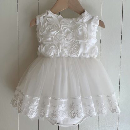 Chemical Fiber Blend Lace Edge Sleeveless Short Bodysuit - image 4