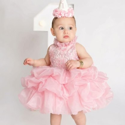 Chemical Fiber Blend Tiered Sleeveless Midi Dresses - image 2