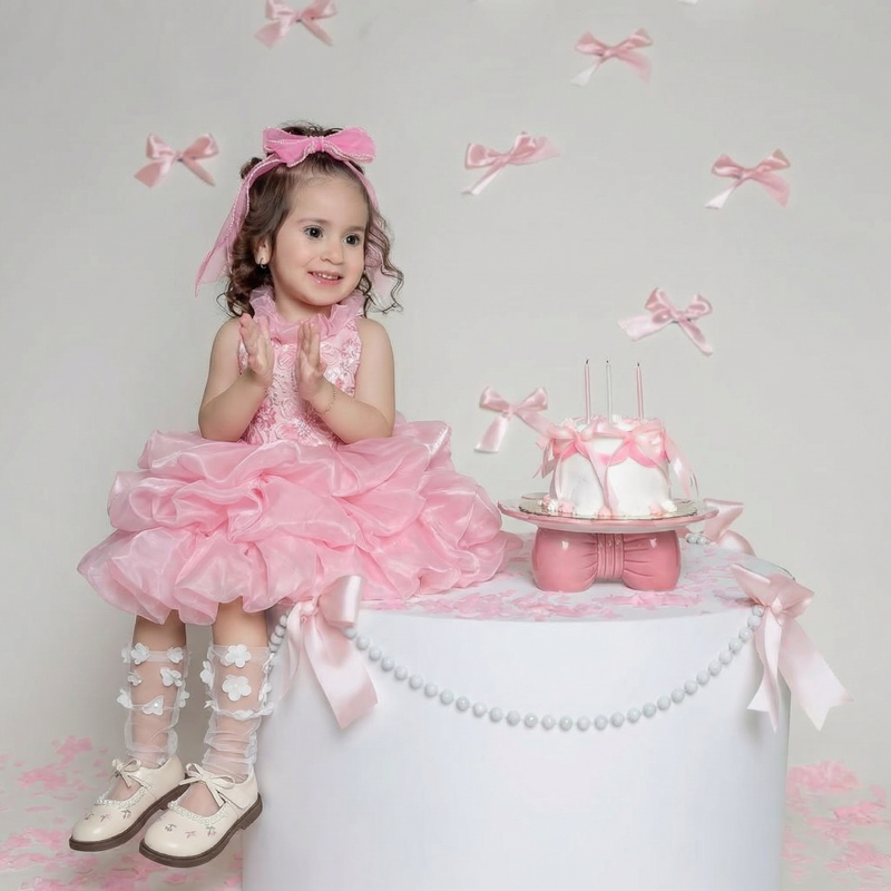 Chemical Fiber Blend Tiered Sleeveless Midi Dresses - image 4