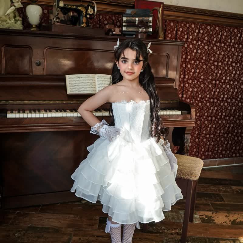 Lace Split Joint Sleeveless Midi Dresses - image 3