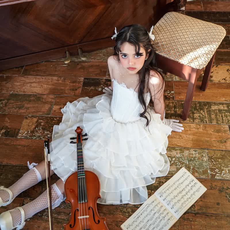 Lace Split Joint Sleeveless Midi Dresses - image 2