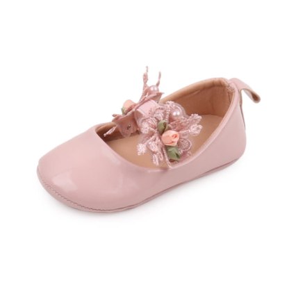 Solid Rosette Round Toe Mary Janes - image 3