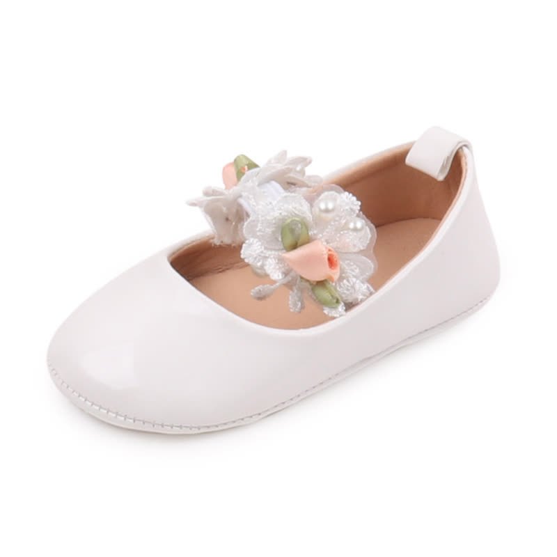 Solid Rosette Round Toe Mary Janes - image 11