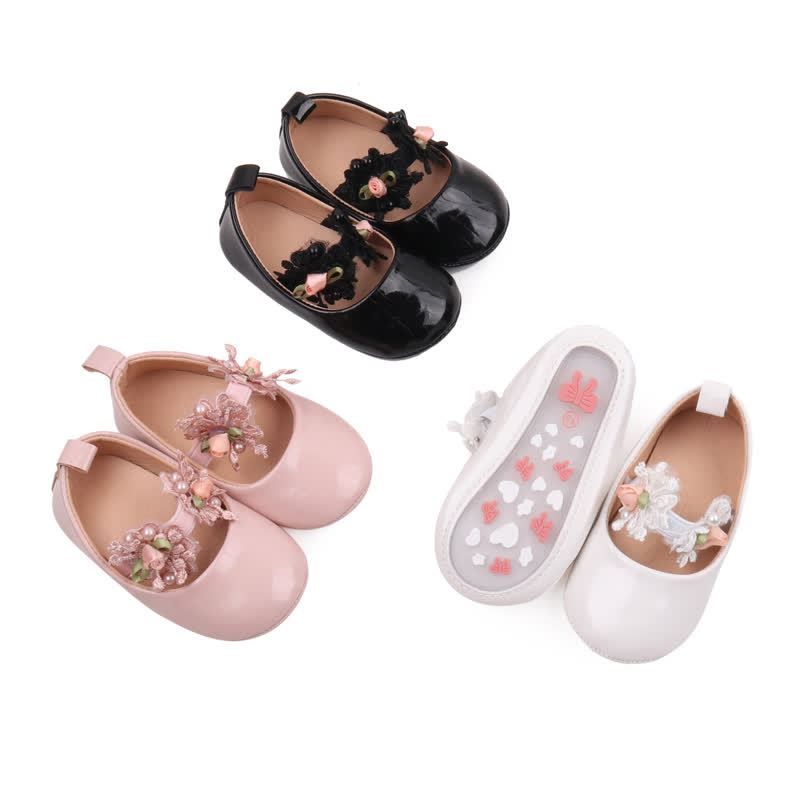 Solid Rosette Round Toe Mary Janes - image 21