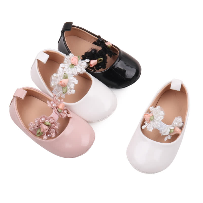 Solid Rosette Round Toe Mary Janes - image 20