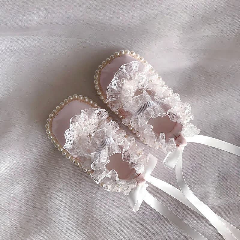 Solid With Pearls Hat And Shoes - image 8