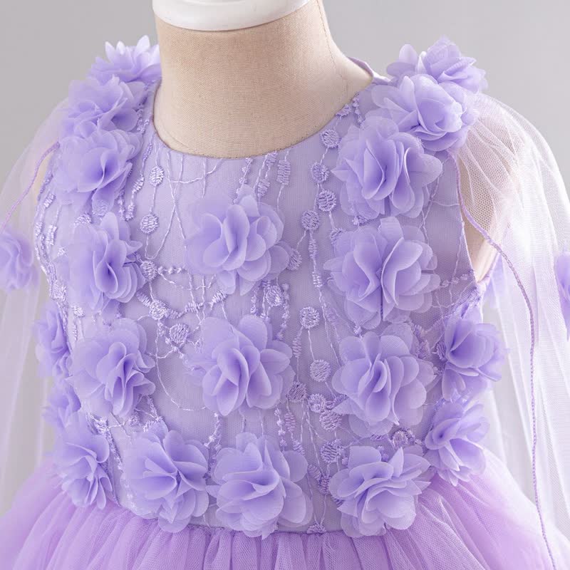 Mesh Rosette Sleeveless Midi Dresses - image 11