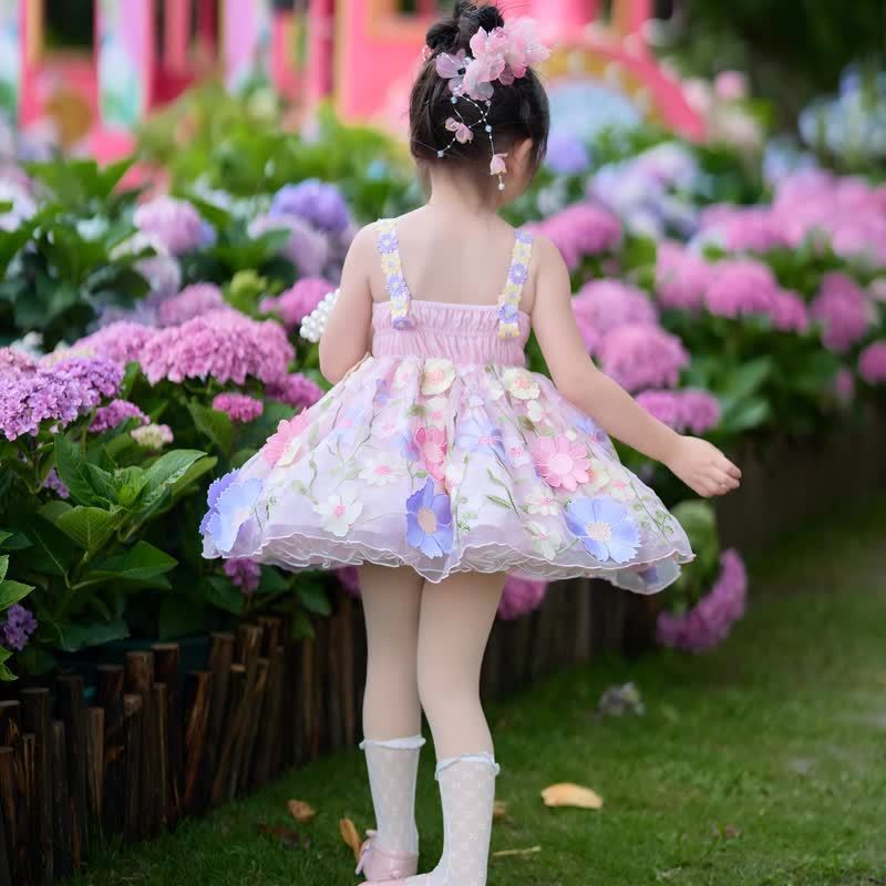 Chemical Fiber Blend Rosette Sleeveless Midi Dresses - image 8