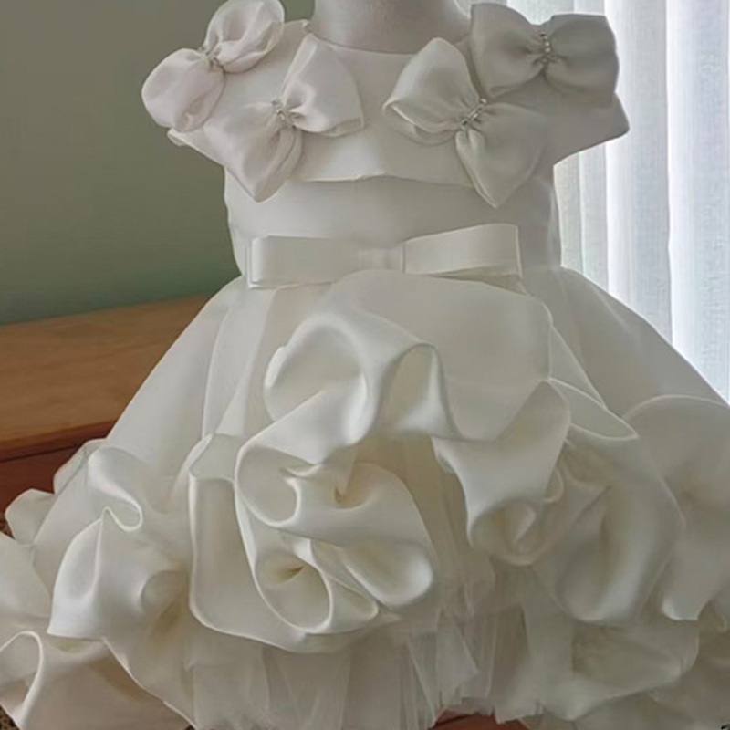 Satin Bow Sleeveless Midi Dresses - image 6