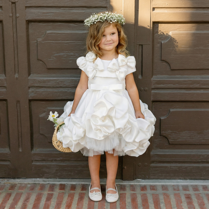 Satin Bow Sleeveless Midi Dresses - image 4