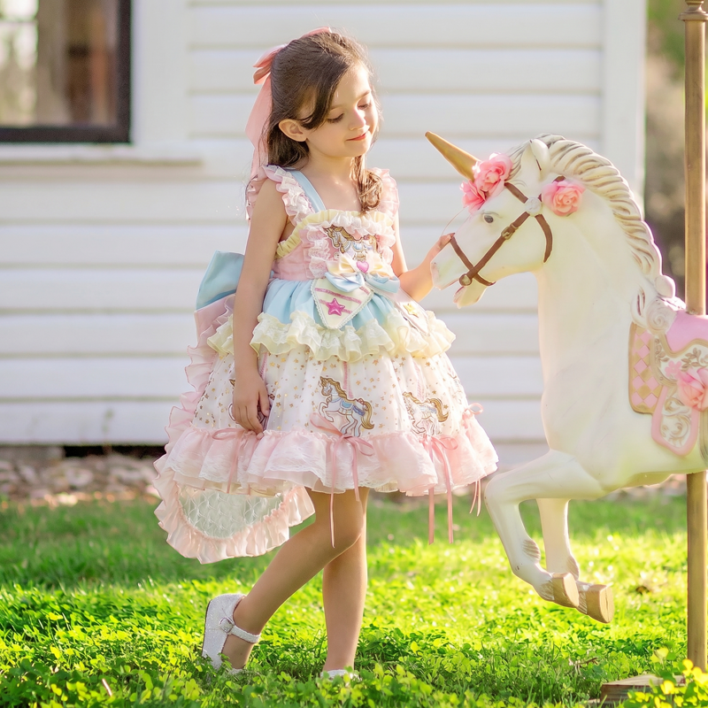 Organza Bow  Embroidery Cap Sleeve Short Dresses - image 2