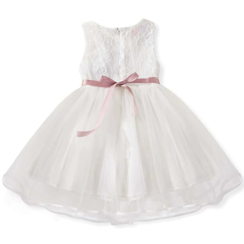 Mesh Rosette Sleeveless Midi Dresses - image 3
