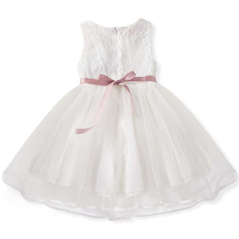 Mesh Rosette Sleeveless Midi Dresses - image 3